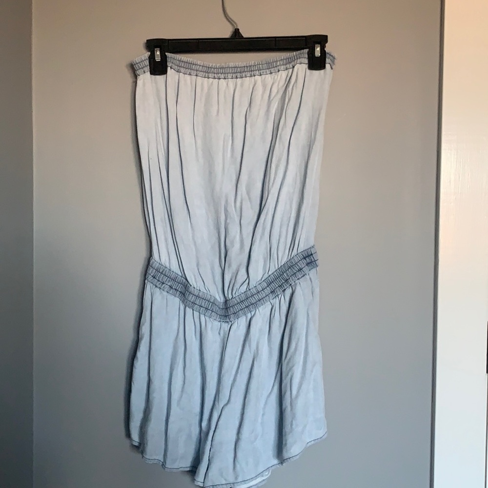 Aritzia denim romper